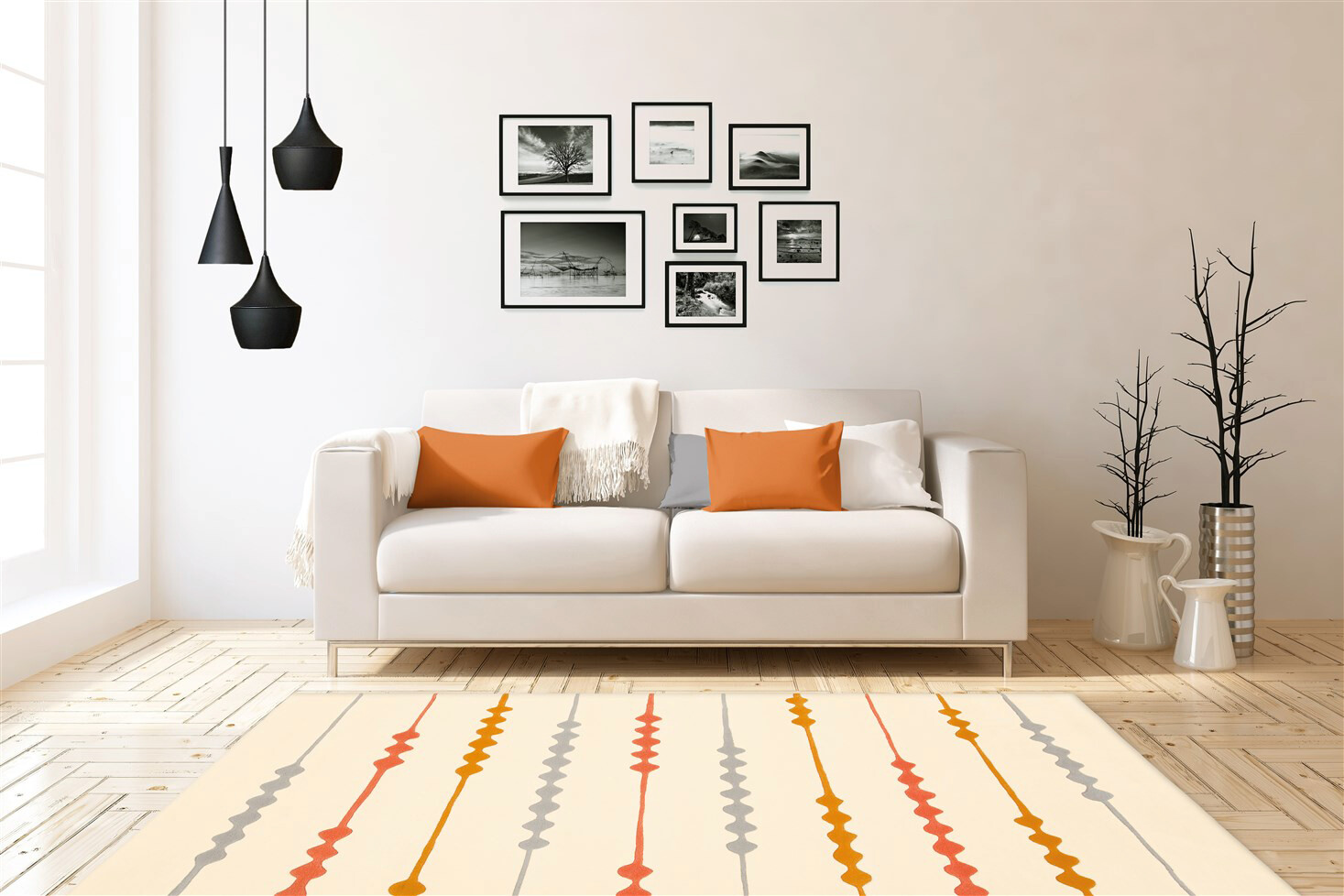 Arte Espina Kurzflorteppich Spirit 3083 orange B/L: ca. 170x240 cm Arte Espina Kurzflorteppich Spirit 3083 orange B/L: ca. 170x240 cm