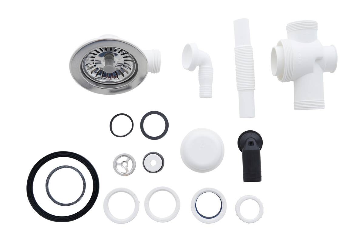 Respekta Einbauspüle Denver 78 x 44 S schwarz Mineralite B/H/T: ca. 78x17x43,5 cm