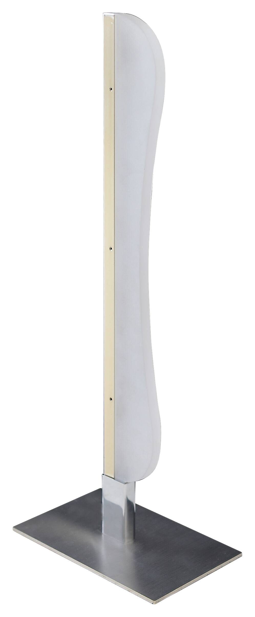 Näve Leuchten Tischleuchte 3113442 Chrom Kunststoff Metall B/H/T: ca. 10x38x16 cm null 1 Brennstellen