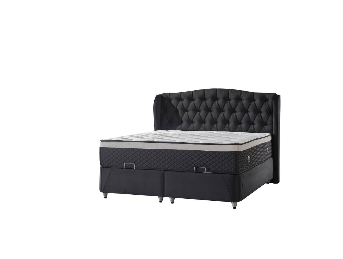 Polsterbett Adriatic schwarz Liegefläche B/L: ca. 180x200 cm