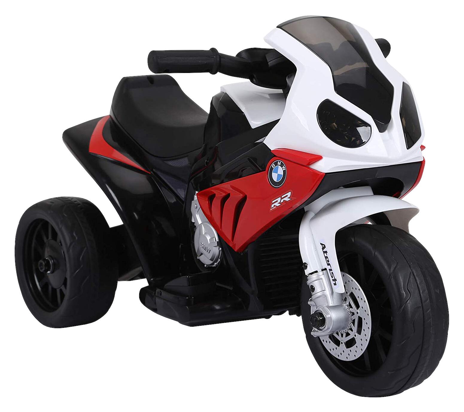 HOMCOM Kindermotorrad BMW S1000RR weiß B/H/L: ca. 37x44x66 cm