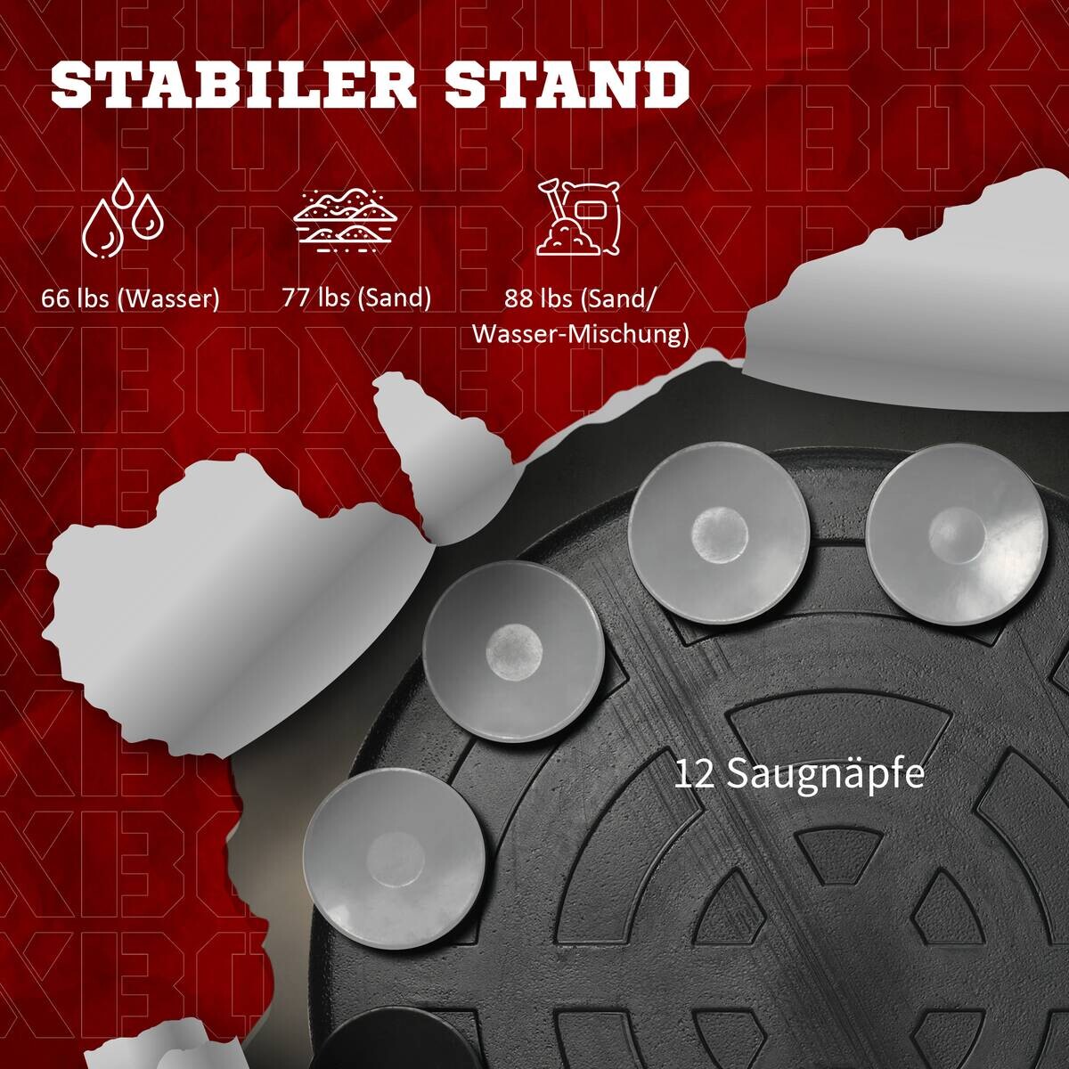 SPORTNOW Fitness-Zubehör schwarz Kunststoff B/H/L: ca. 48x80,5x205 cm