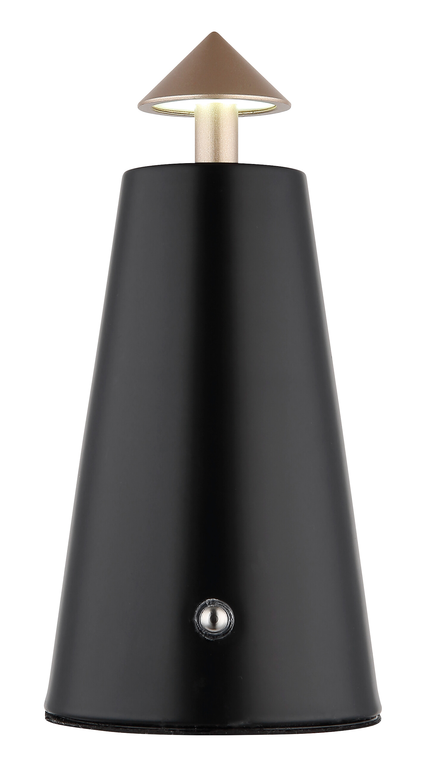 GLOBO LED-Tischleuchte mattschwarz schwarz Cappuccino Metall Kunststoff Stein H/D: ca. 19x9 cm 1 Brennstellen