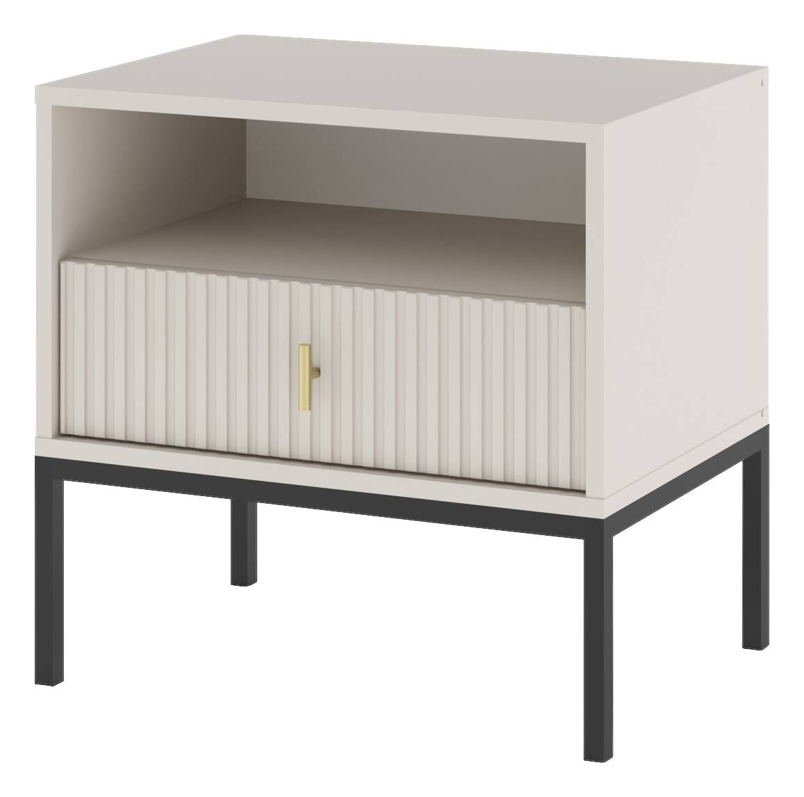 Nachtkonsole MAGGIORE Cashmere B/H/T: ca. 53,9x52,4x39 cm