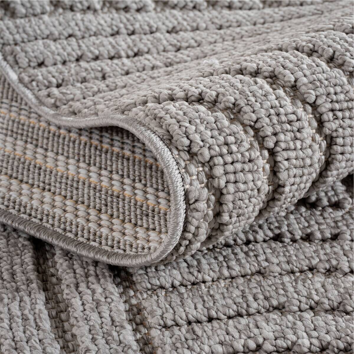 Ayyildiz Kurzflorteppich HELIX silber B/H/L: ca. 240x0,7x340 cm