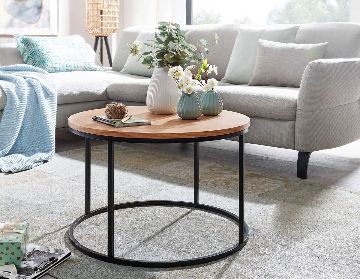 Wohnling Couchtisch braun B/H/T: ca. 70x45x70 cm