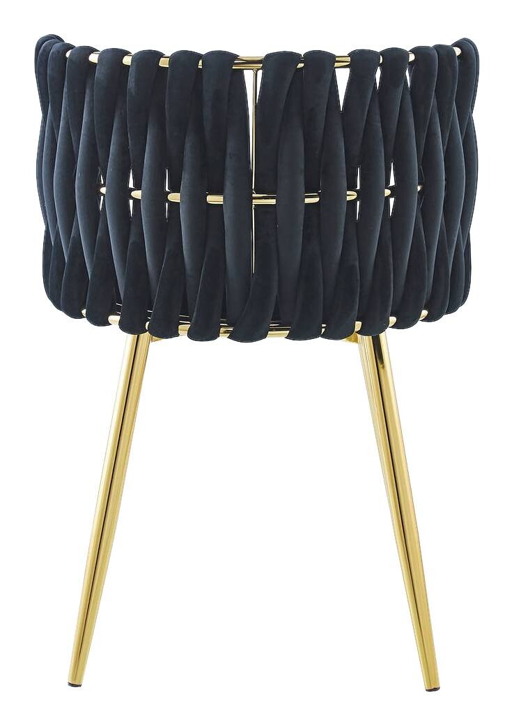 Stuhl Milla 100 2er-Set schwarz Microfaser B/H/T: ca. 57x80x53 cm