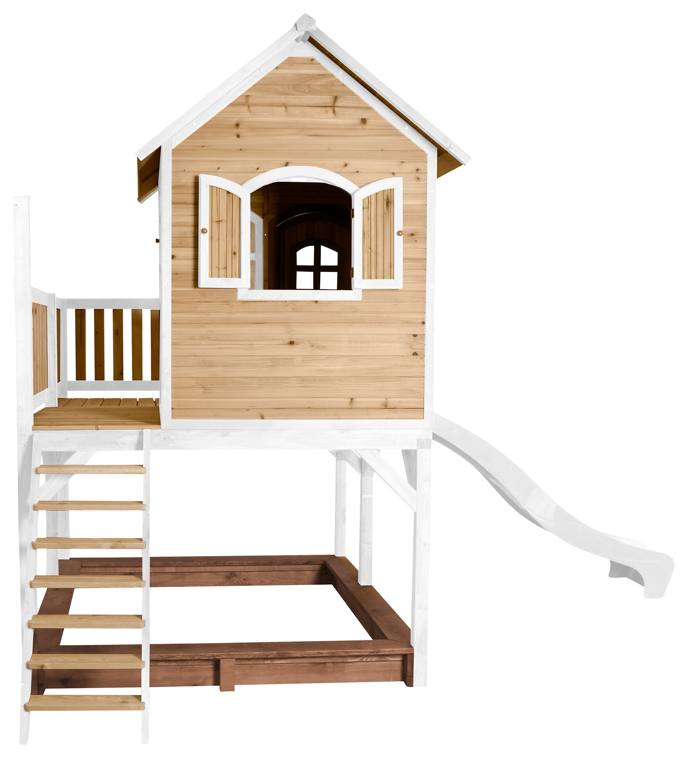 AXI Spielhaus Liam braun B/H/L: ca. 377x291x255 cm