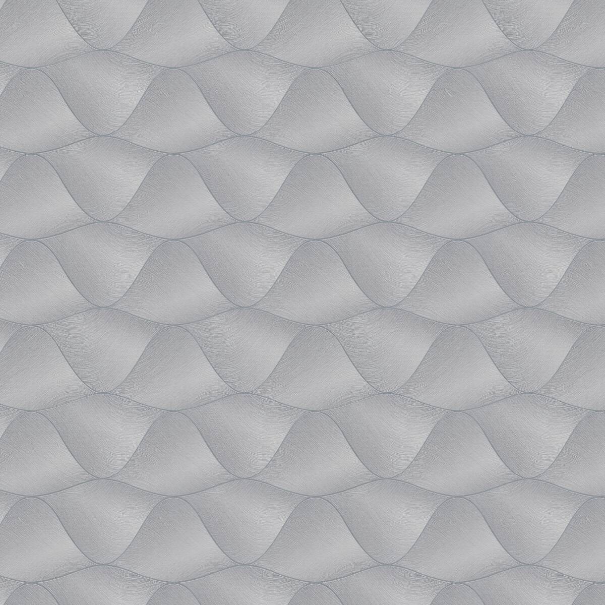 Erismann Vliestapete Wellen hellgrau B/L: ca. 53x1005 cm