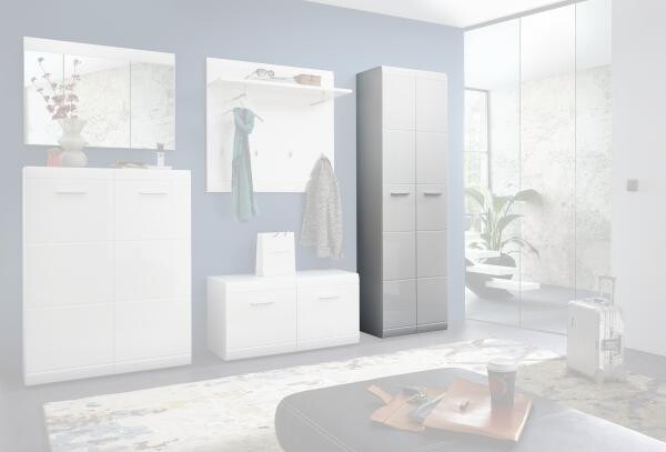 Garderobenschrank Adana B/H/T: ca. 59x197x37 cm