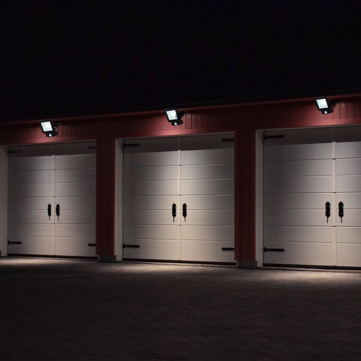 LED-Außenleuchte 5236022 schwarz B/H/T: ca. 18,5x22x6 cm