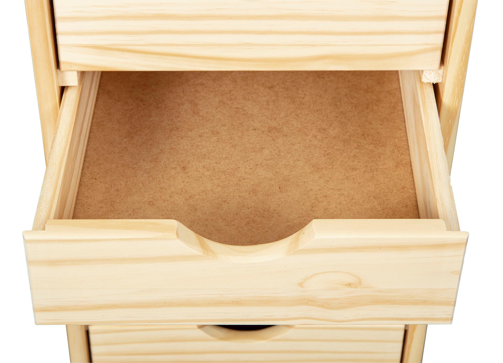 Rollcontainer Nils natur B/H/T: ca. 35x65x40 cm