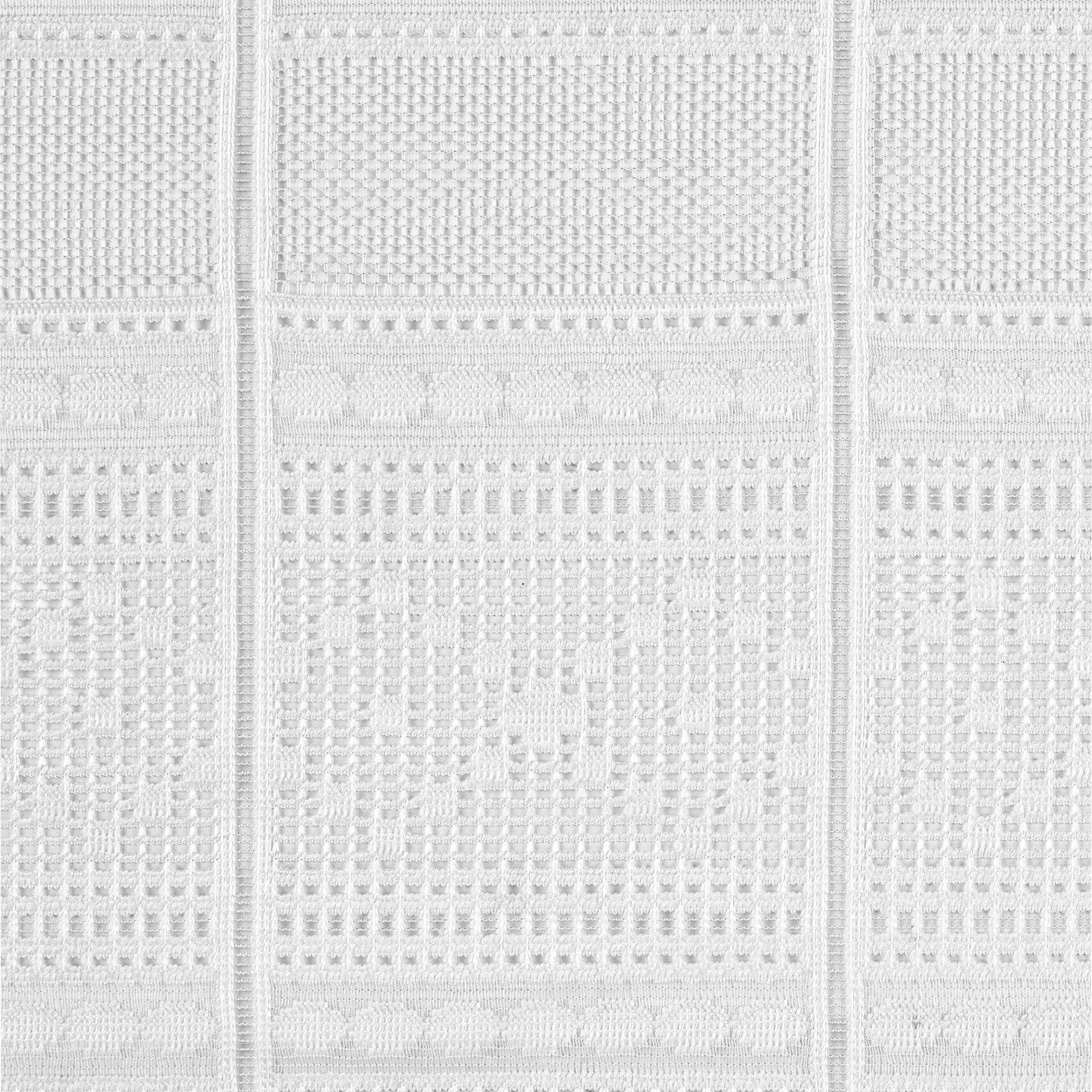 Scheibengardinen-Meterware weiß H: ca. 60 cm