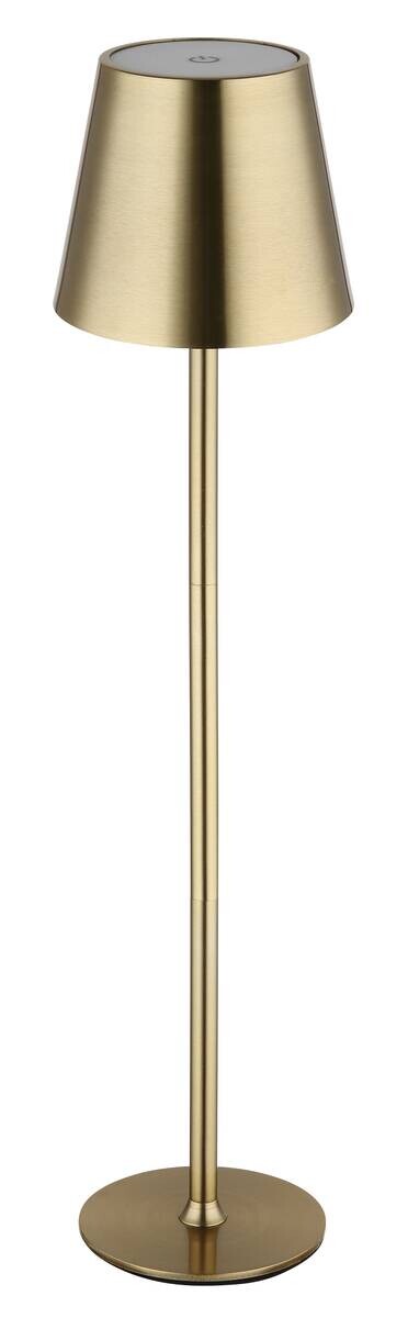 GLOBO LED-Tischleuchte VANNIE 58438M Opal messing Metall Kunststoff H/D: ca. 47x11,2 cm 1 Brennstellen