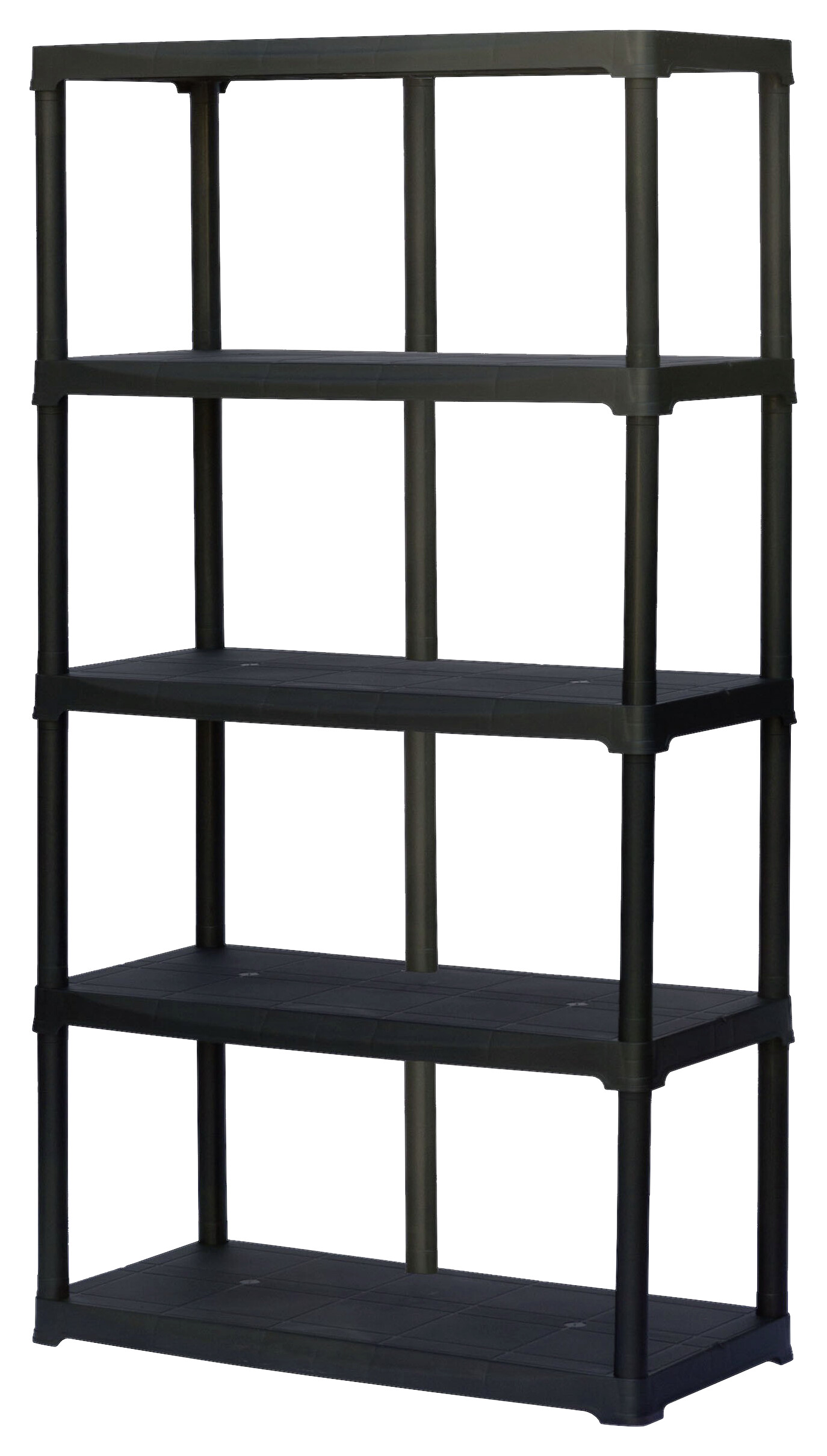 ArtPlast Kunststoffregal schwarz Kunststoff B/H/T: ca. 100x176x40 cm ArtPlast Kunststoffregal schwarz Kunststoff B/H/T: ca. 100x176x40 cm