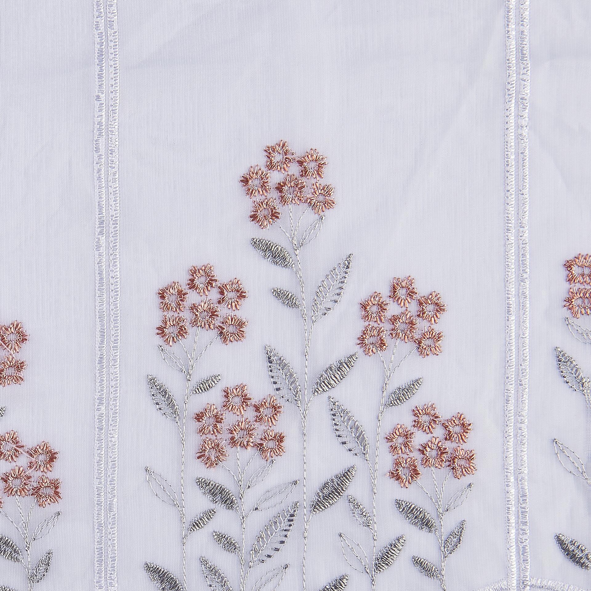 Scheibengardinen-Meterware Nadja rosé H: ca. 60 cm