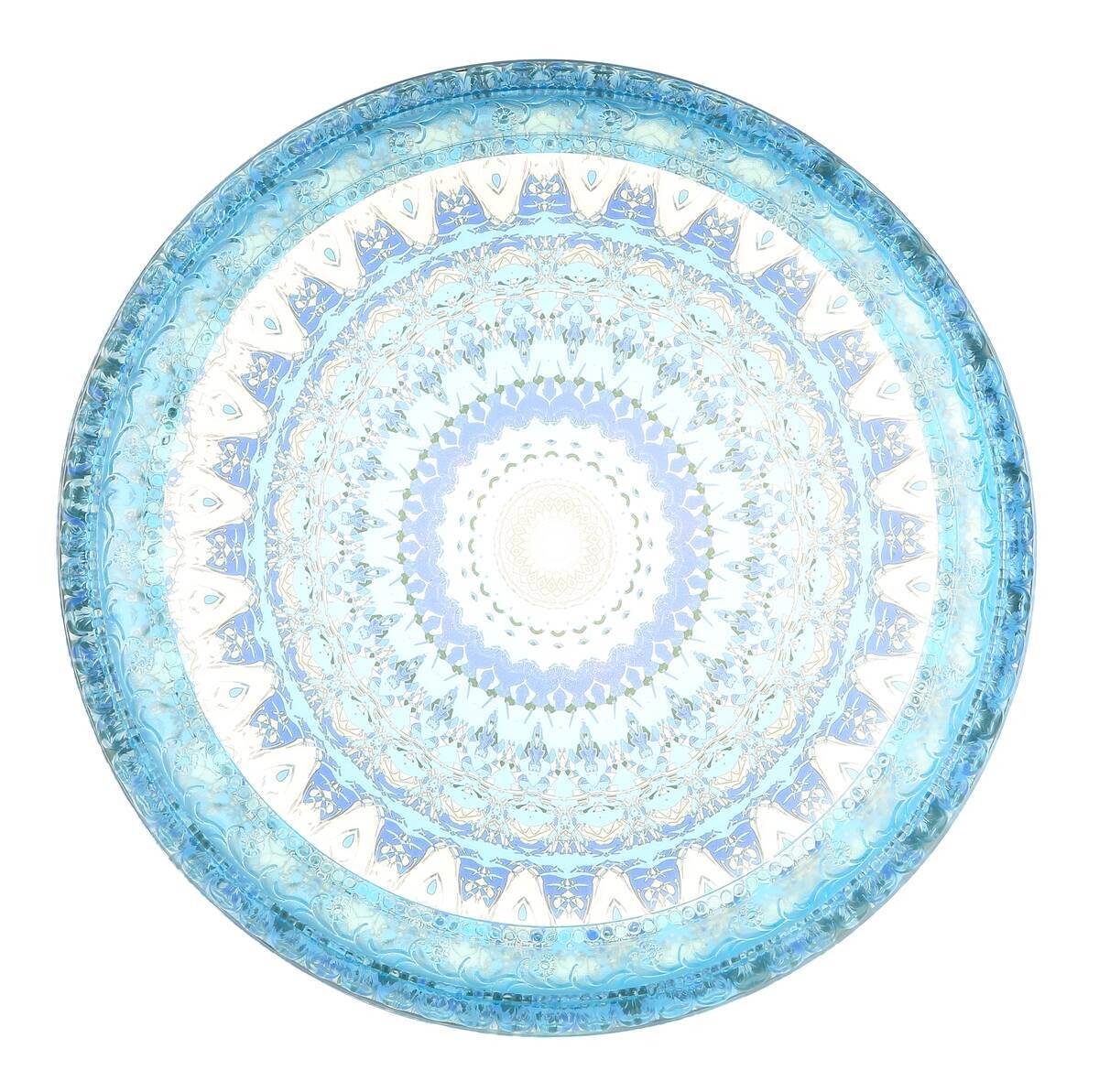 GLOBO LED-Deckenleuchte blau Metall Kunststoff H/D: ca. 8,5x39 cm