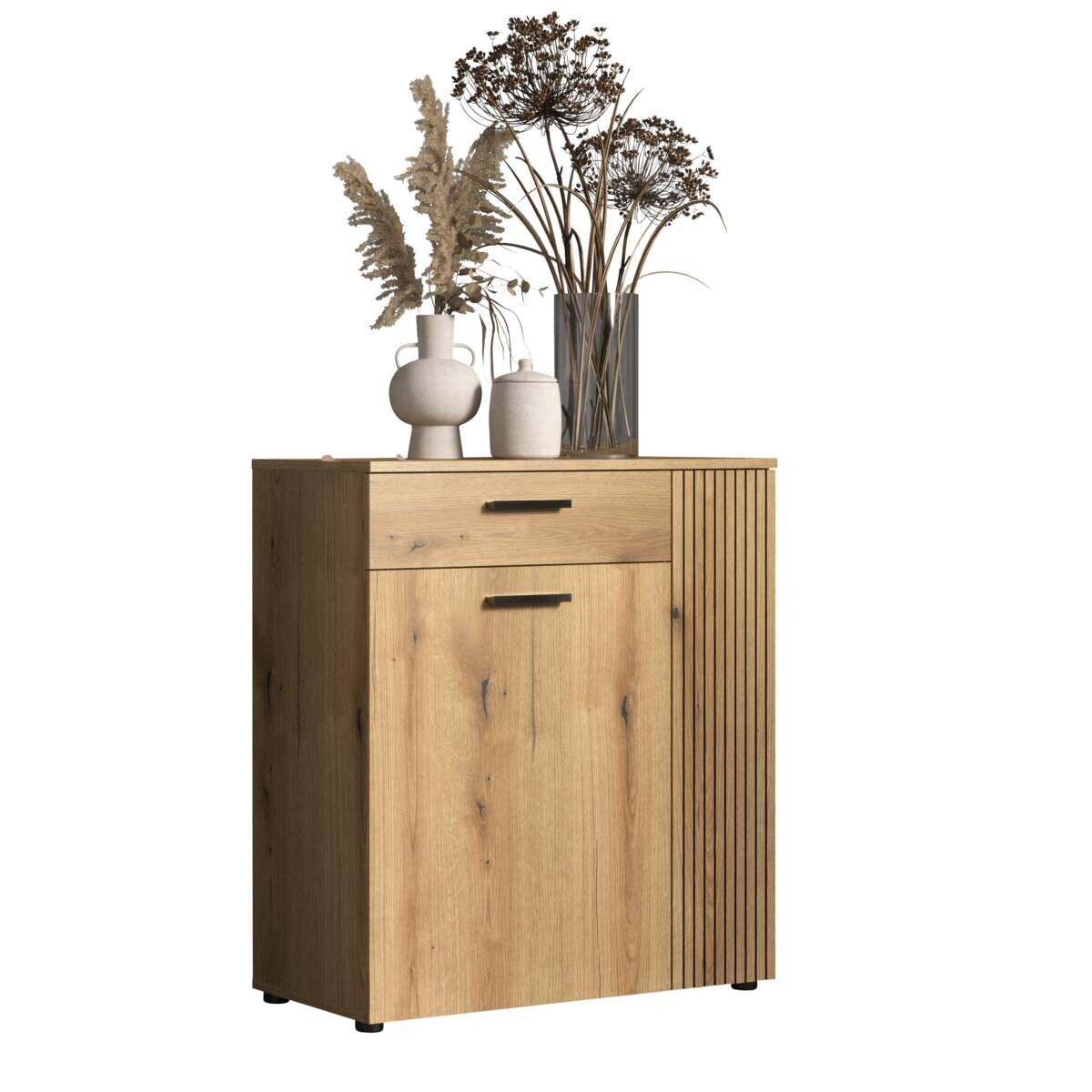 Schuhkommode Pure Bliss Eiche Evoke Oak Nachbildung B/H/T: ca. 80x89x36 cm