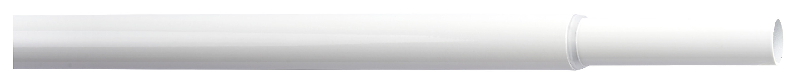 ondeco Stilgarnitur Rohr weiß Metall L: ca. 280 cm ausziehbar von ca. 160 bis 280 cm 1.0 Läufe