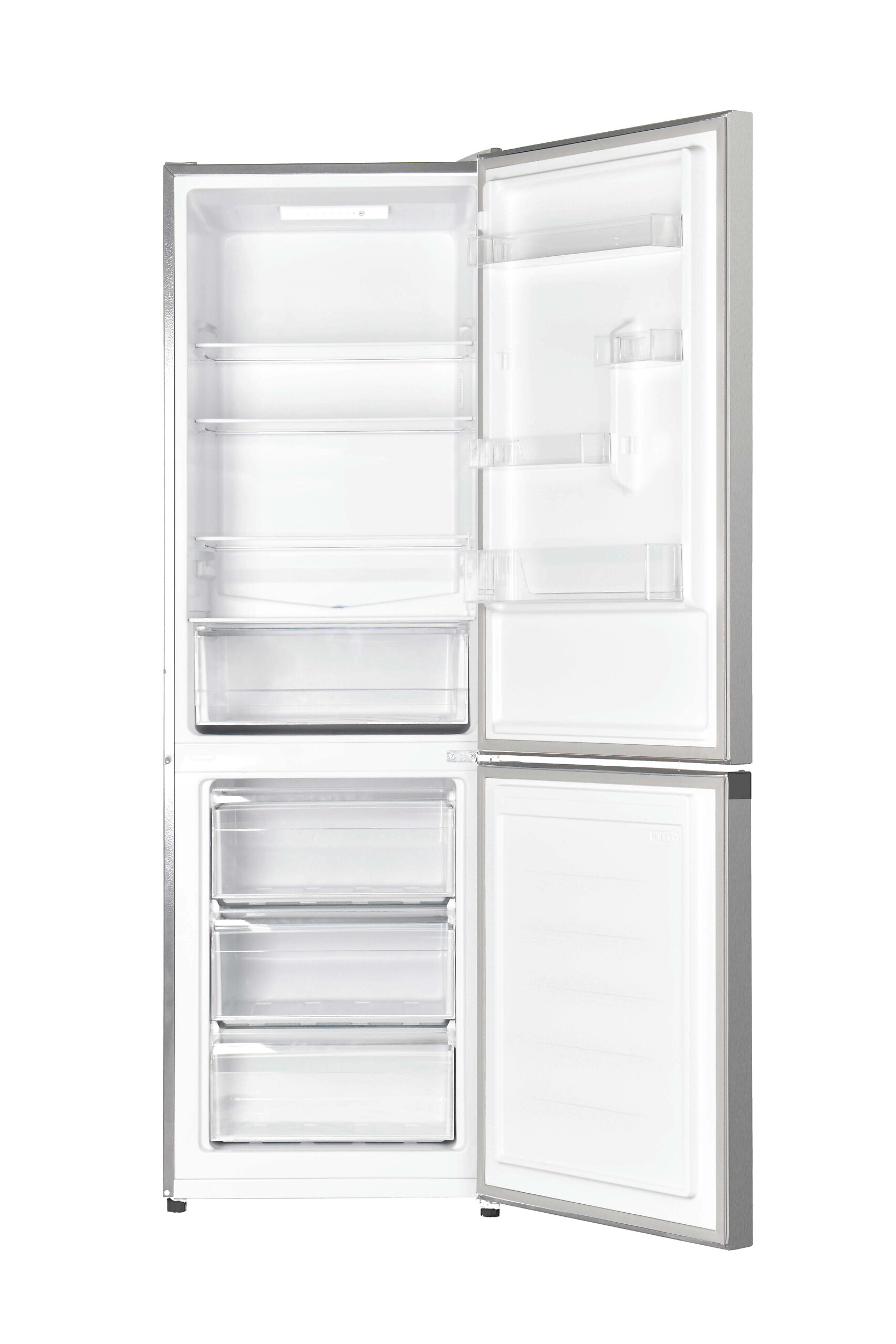 POCOline Kühl-/Gefrierkombination KGK186-315EIX Inox B/H/T: ca. 59,6x185,5x59,5 cm