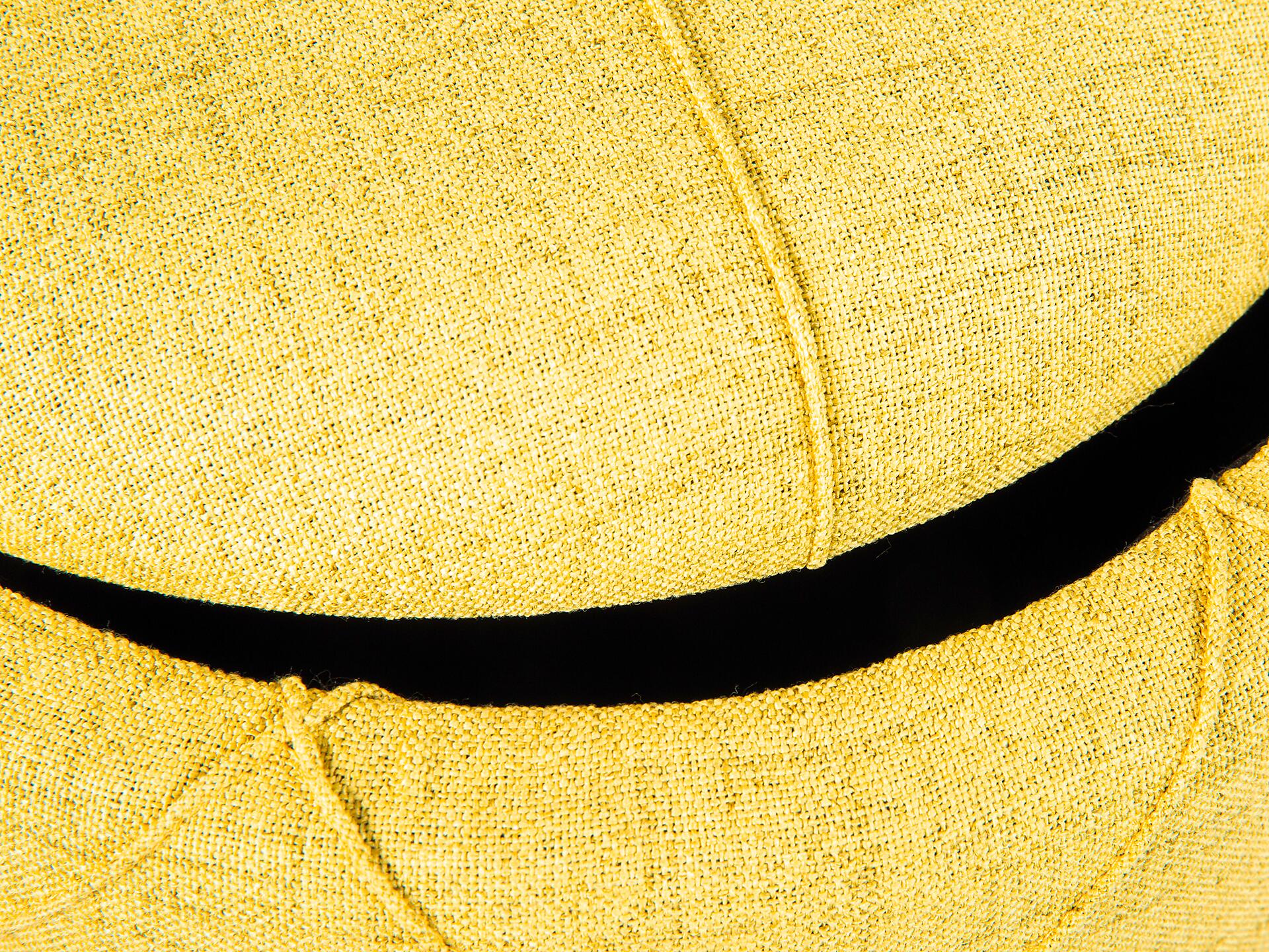 Inter Link Hocker Yapak gelb MDF B/H/T: ca. 34x40x34 cm