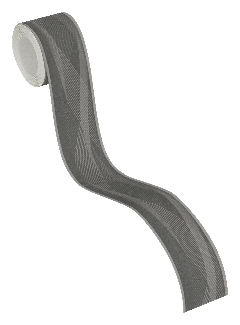 A.S.Creation Bordüre schwarz grau B/H/D: ca. 5x500x6,5 cm