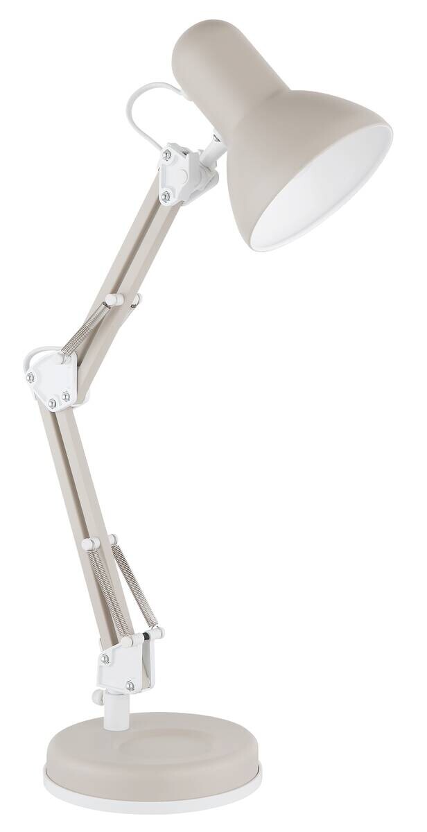 GLOBO Tischleuchte sand Metall B/H/D: ca. 40x59x15 cm E27 1 Brennstellen