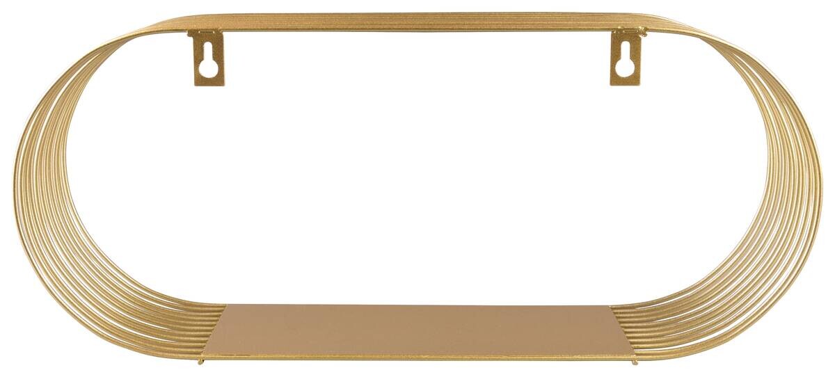 Wandregal Jessica gold Optik Metall