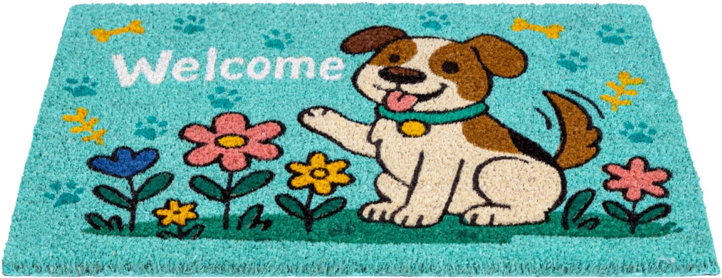 Fußmatte Kokos Dog blue Fußmatte Kokos Dog blue