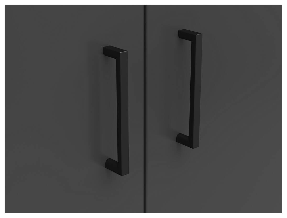 Kommode Multi-Stauraum Typ 31 anthrazit B/H/T: ca. 80x115x40 cm