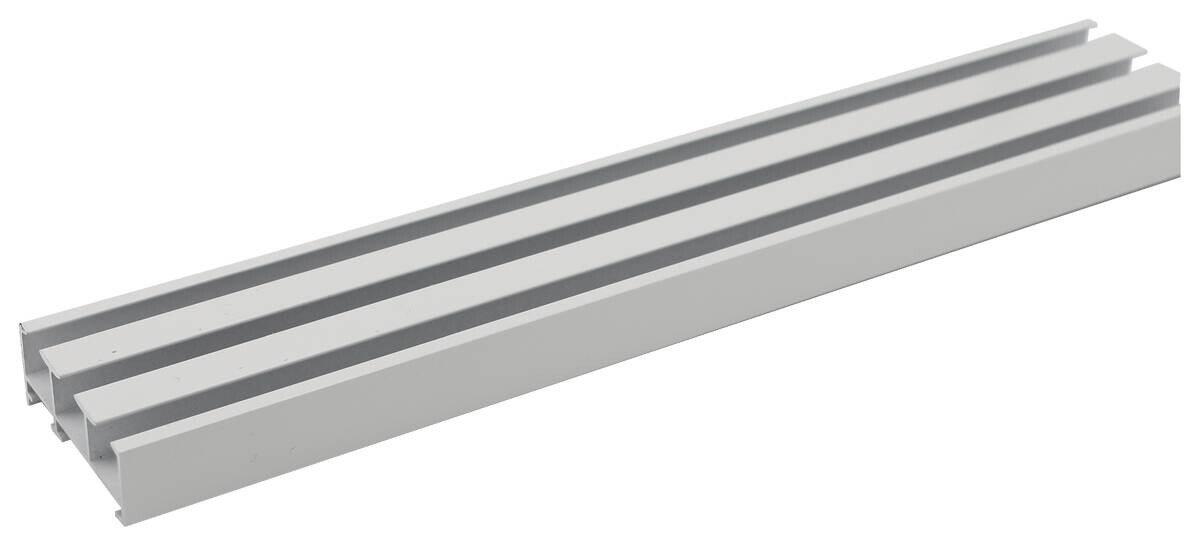 ondeco Gardinenschiene smart weiß Metall L: ca. 160 cm 3.0 Läufe