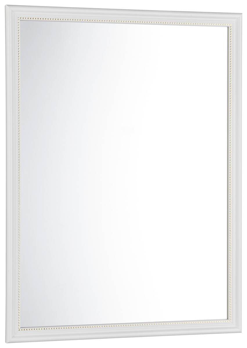 Mirrors&More Rahmenspiegel ELENOR weiß gold Optik B/H/T: ca. 34x45x1,5 cm