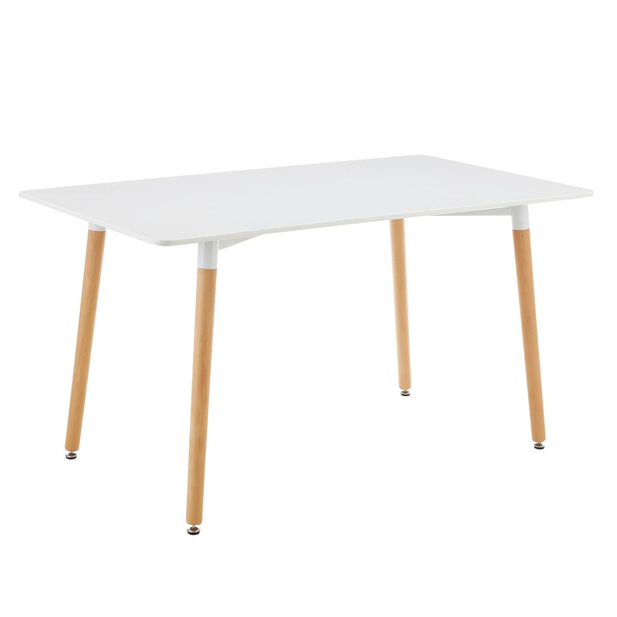 Esstisch BENNY weiß matt B/H/T: ca. 140x75x80 cm