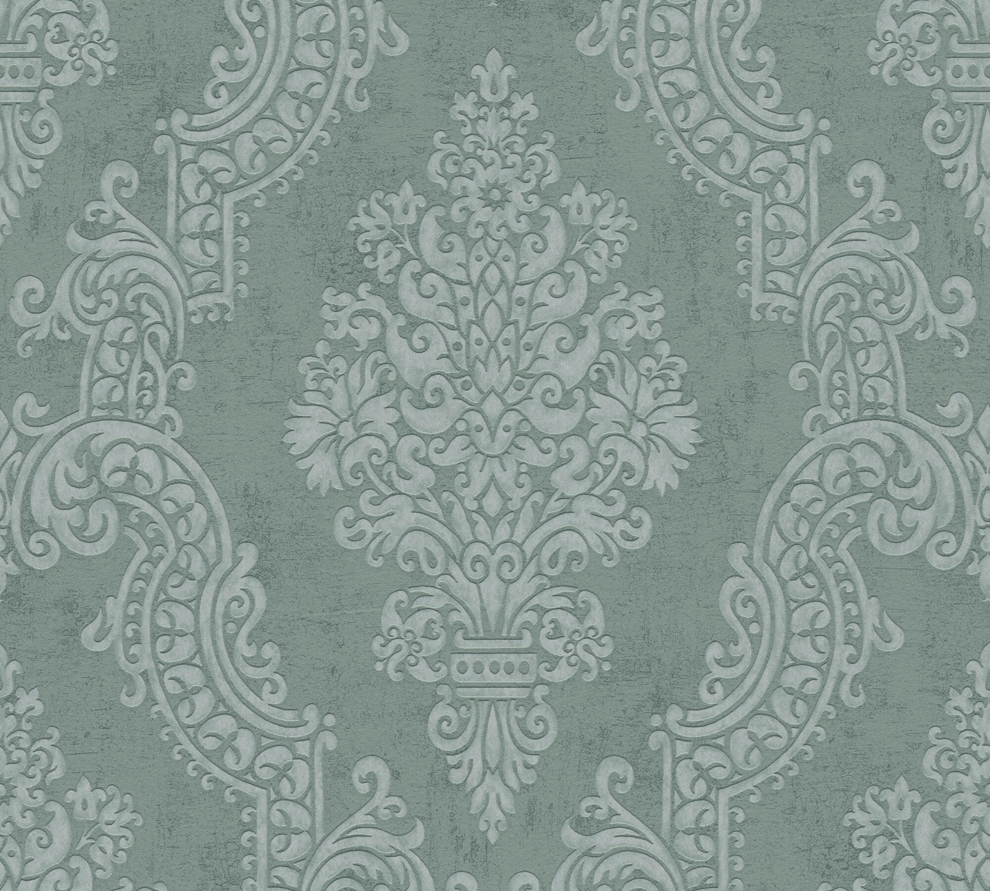 A.S.Creation Vliestapete dunkelgrün B/H/D: ca. 53x1005x9,1 cm