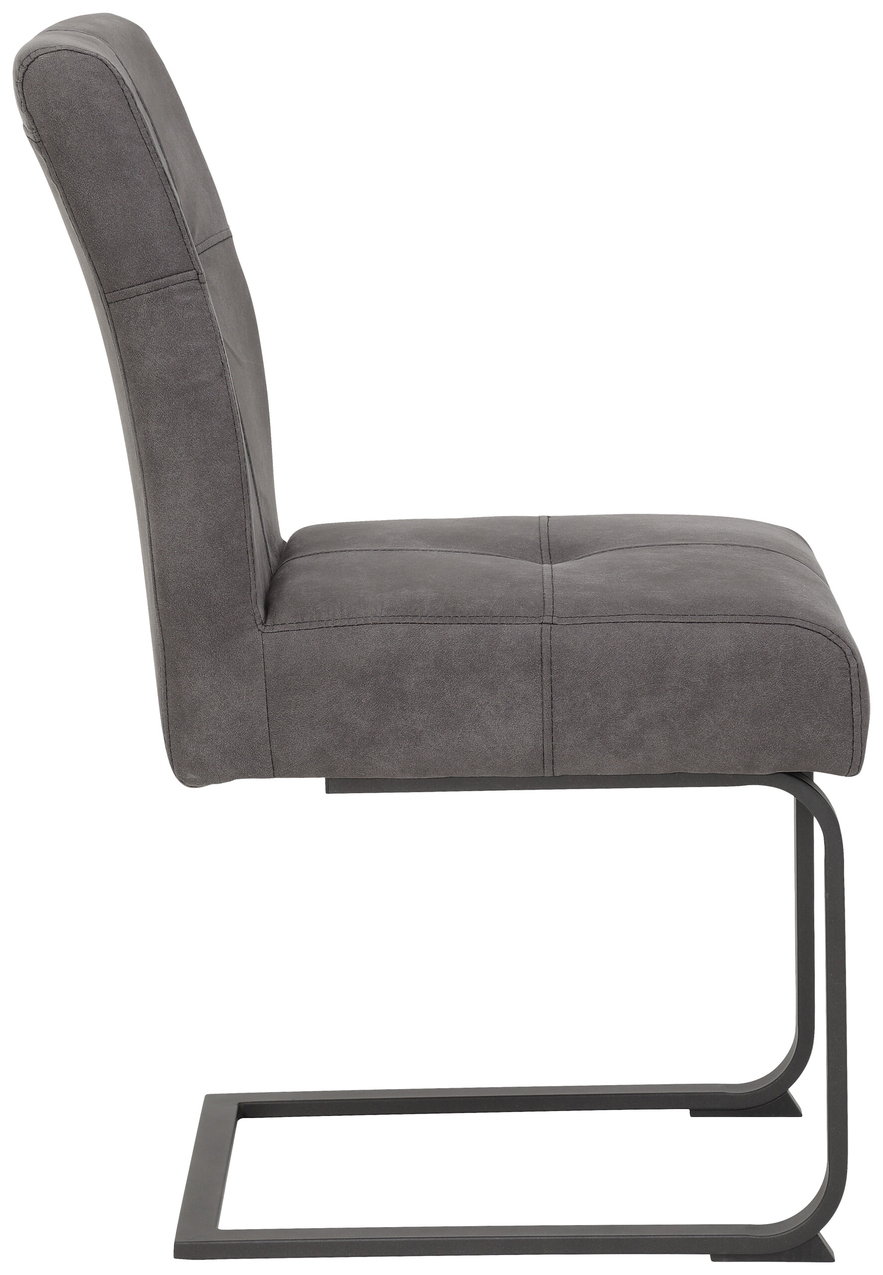 Essgruppe Luise I Eiche anthrazit Microfaser B/H/T: ca. 160x76x80 cm