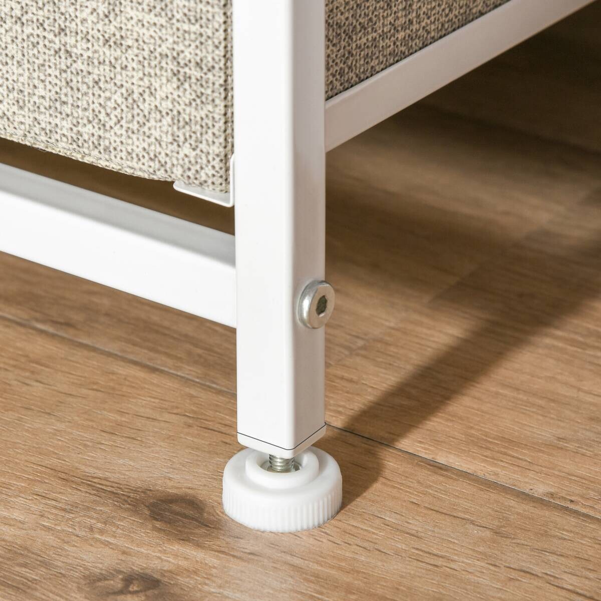 HOMCOM Aufbewahrungsregal hellgrau Polypropylen B/H/L: ca. 30x63,5x71 cm