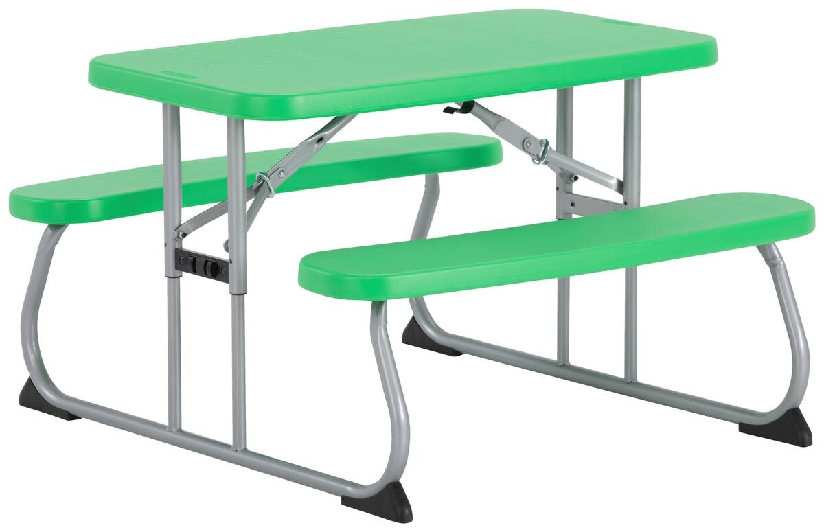 Lifetime Picknickgarnitur Kids grün Kunststoff B/H/L: ca. 90x53x83 cm