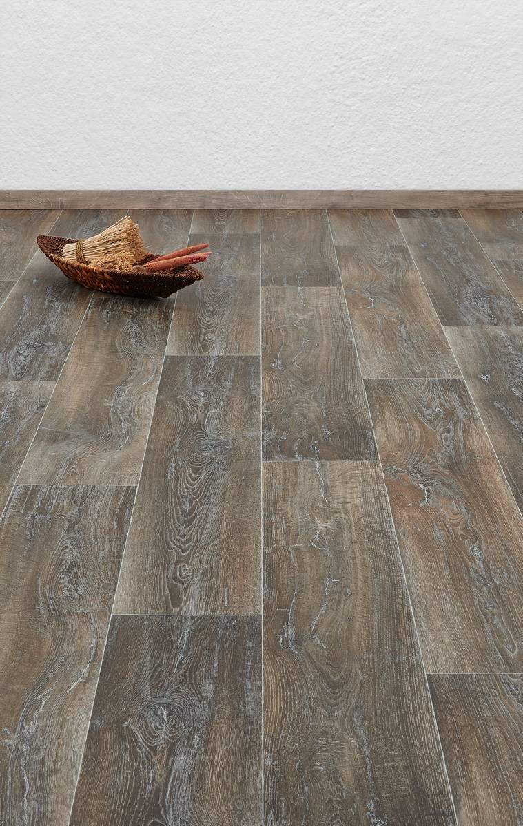 Vinylboden Quintex dunkelbraun Eiche B: ca. 500 cm pro m²