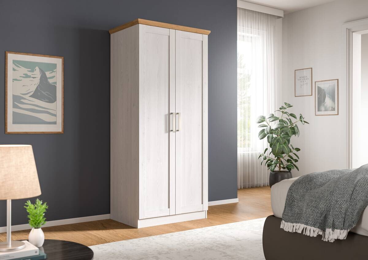 Kleiderschrank FLORENZ Sibiu Lärche Nachbildung Eiche Artisan Nachbildung B/H/T: ca. 84x184x54 cm