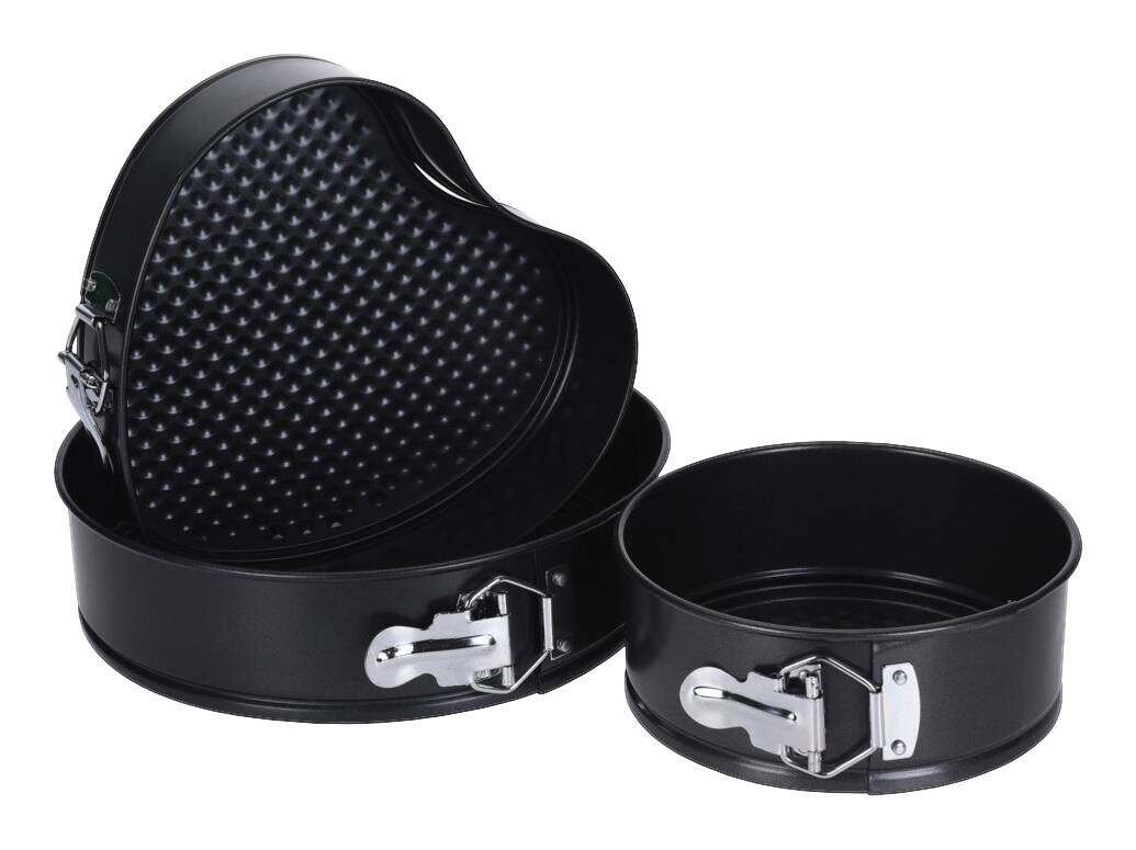 Springform schwarz Stahl