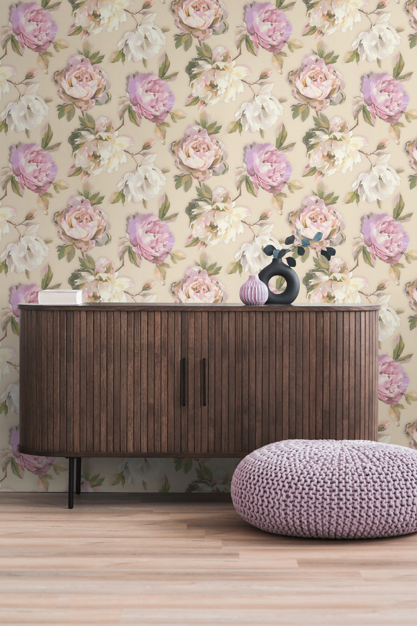 A.S.Creation Vliestapete pink grün B/H/D: ca. 53x1005x7,2 cm