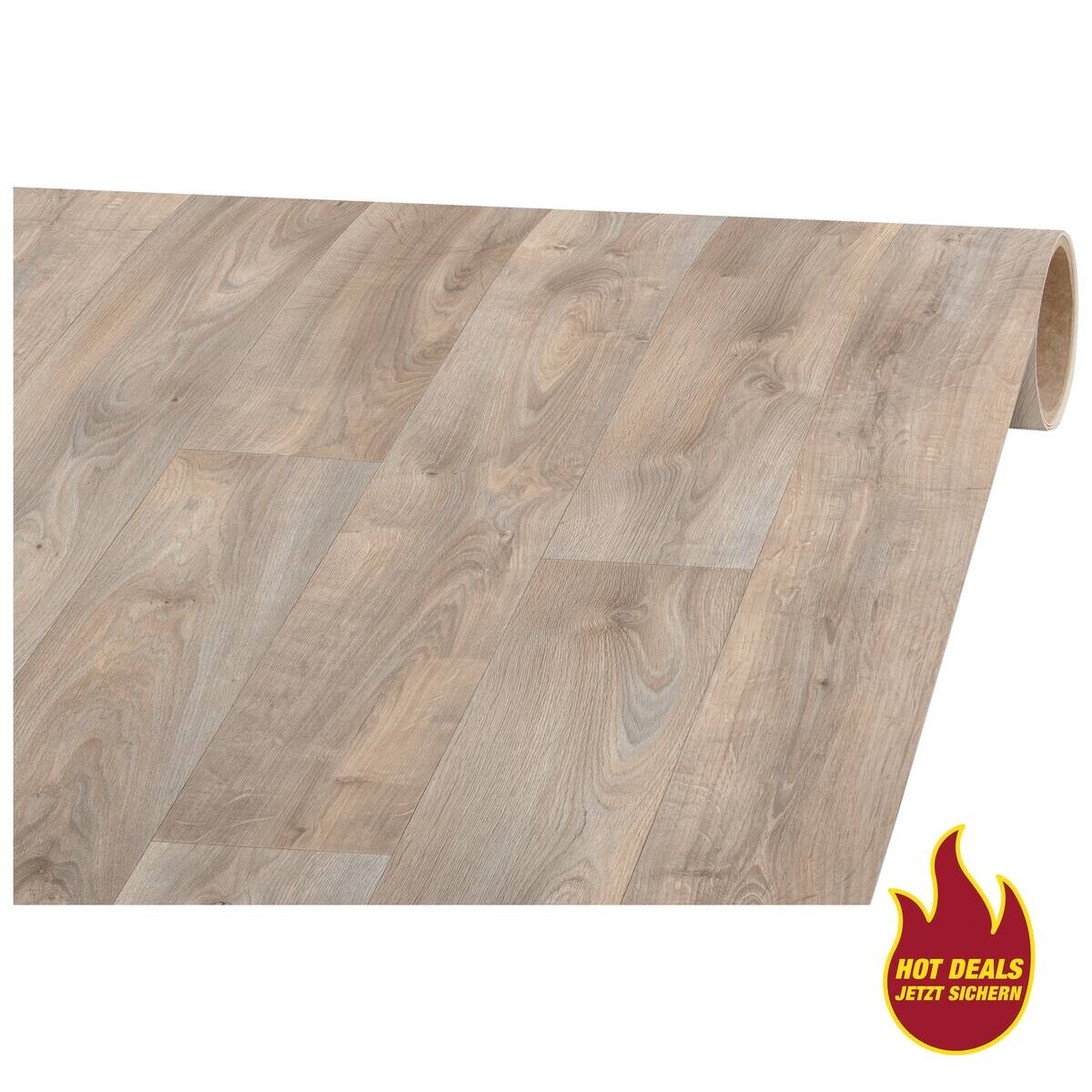 Vinylboden Solido braun Eiche B: ca. 300 cm pro m²