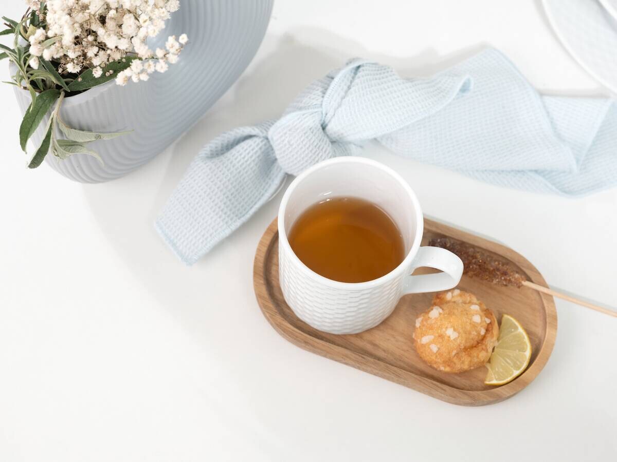 CreaTable Kaffeebecher Polo weiß Porzellan 6 tlg.