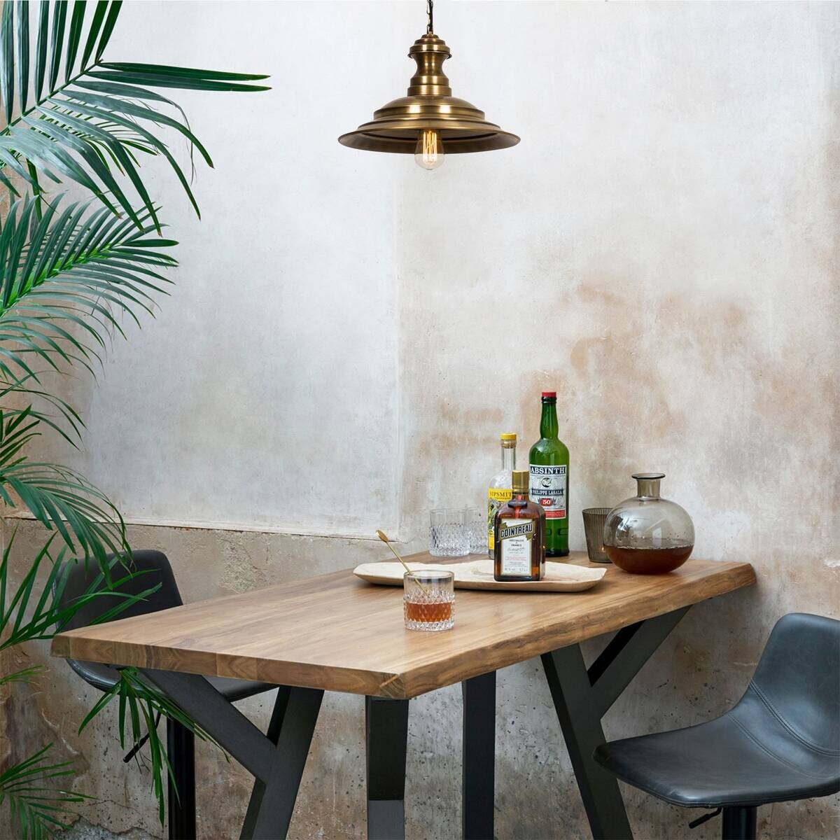 Opviq Pendelleuchte Sivani B/H/T/L/D: ca. 39x115x39x39x39 cm E27 1 Brennstellen