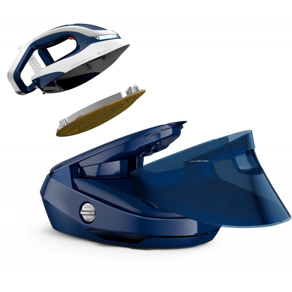 Tefal Dampfbügelstation blau weiß