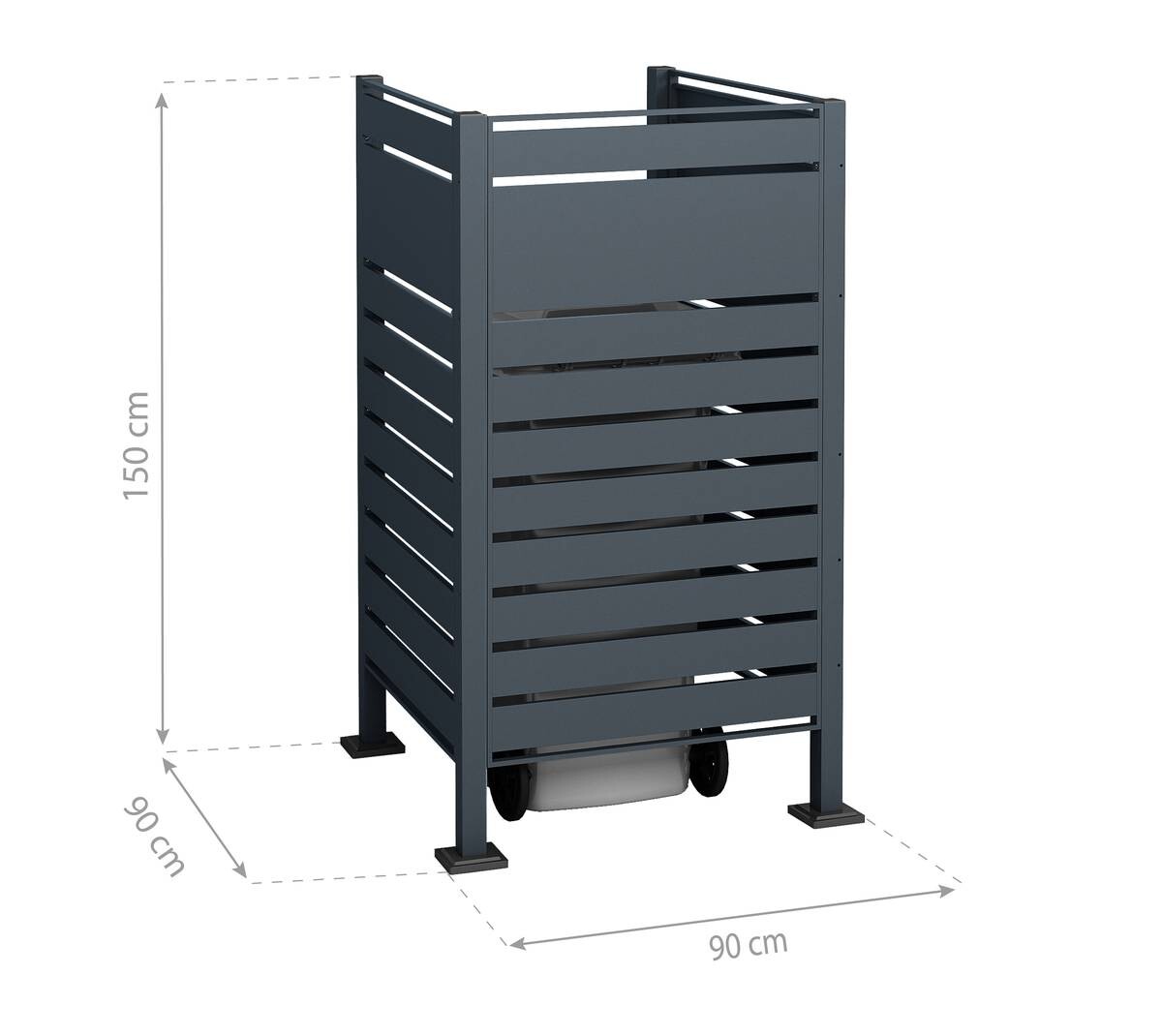Westmann MülltonnenverkleidungBox Planum