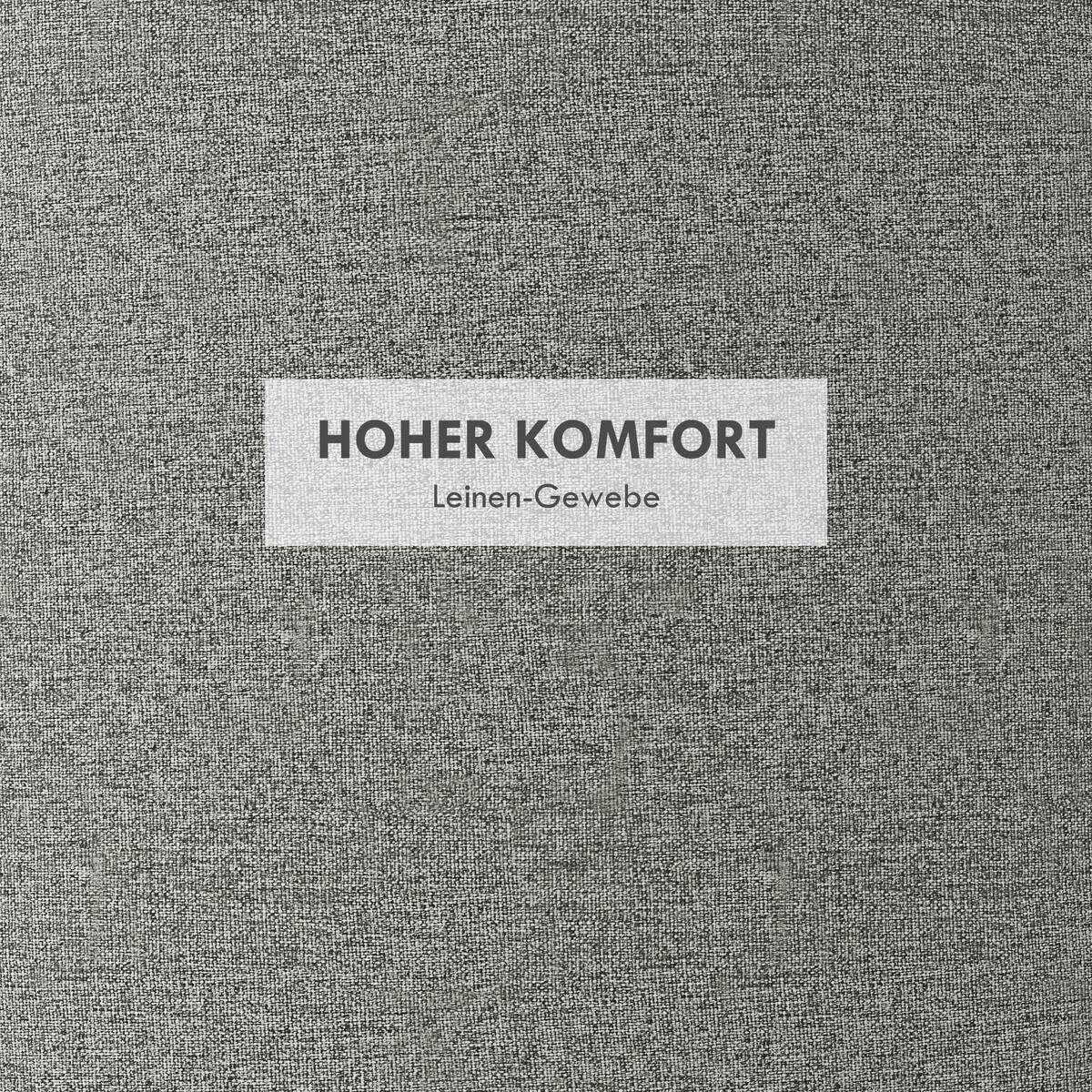 HOMCOM Hocker grau B/H/L: ca. 56x56x42 cm