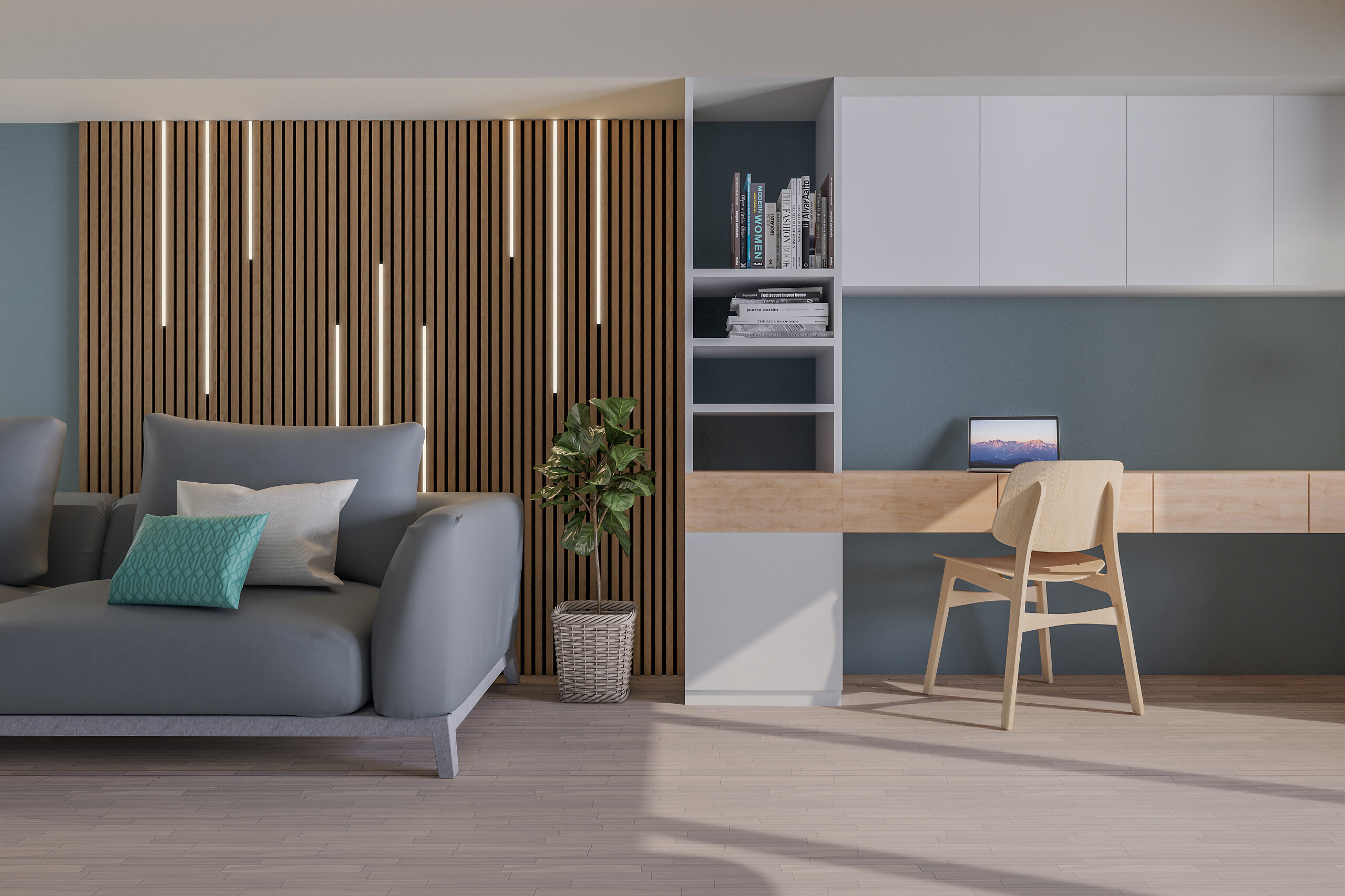 Nolo LED-Leuchtenset für Akustik-Paneele C16544PN L: ca. 100 cm