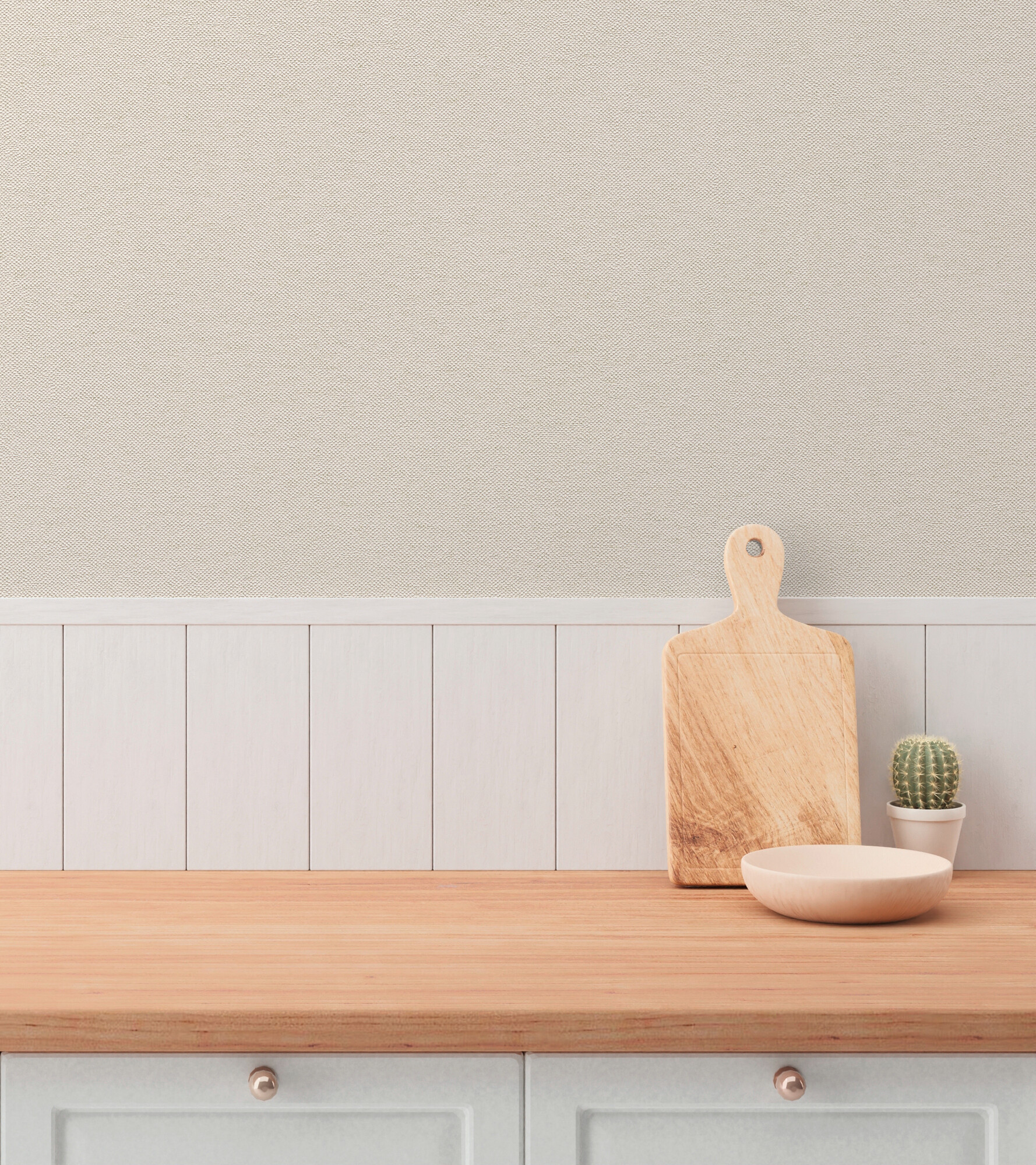 A.S.Creation Vliestapete creme weiß B/H/D: ca. 53x1005x9,3 cm