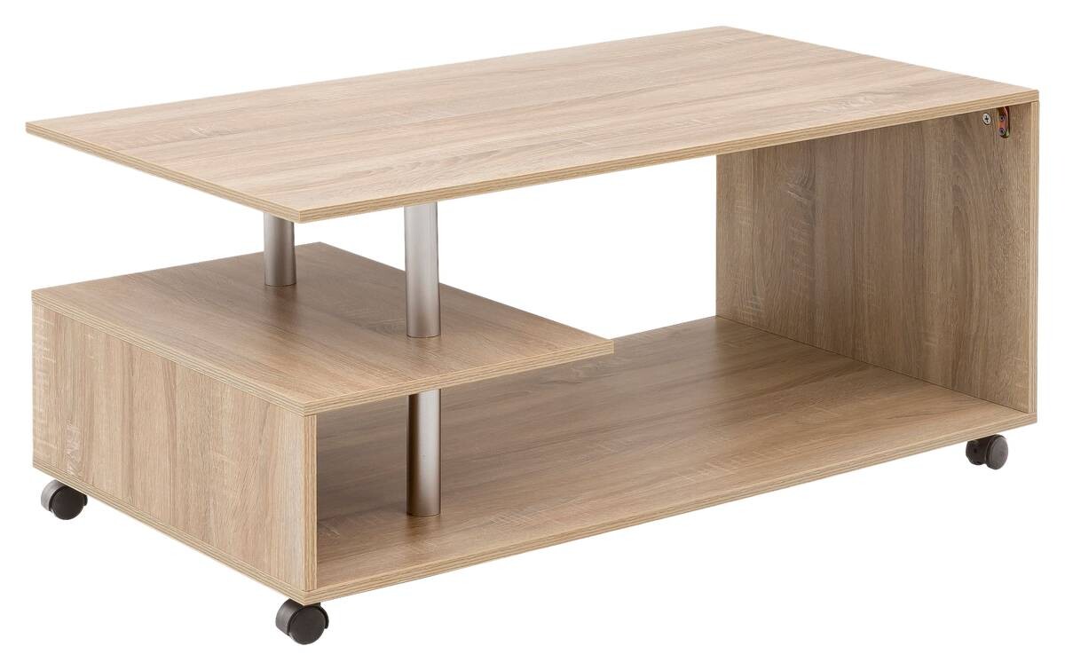 Wohnling Couchtisch braun B/H/T: ca. 105x48x60 cm